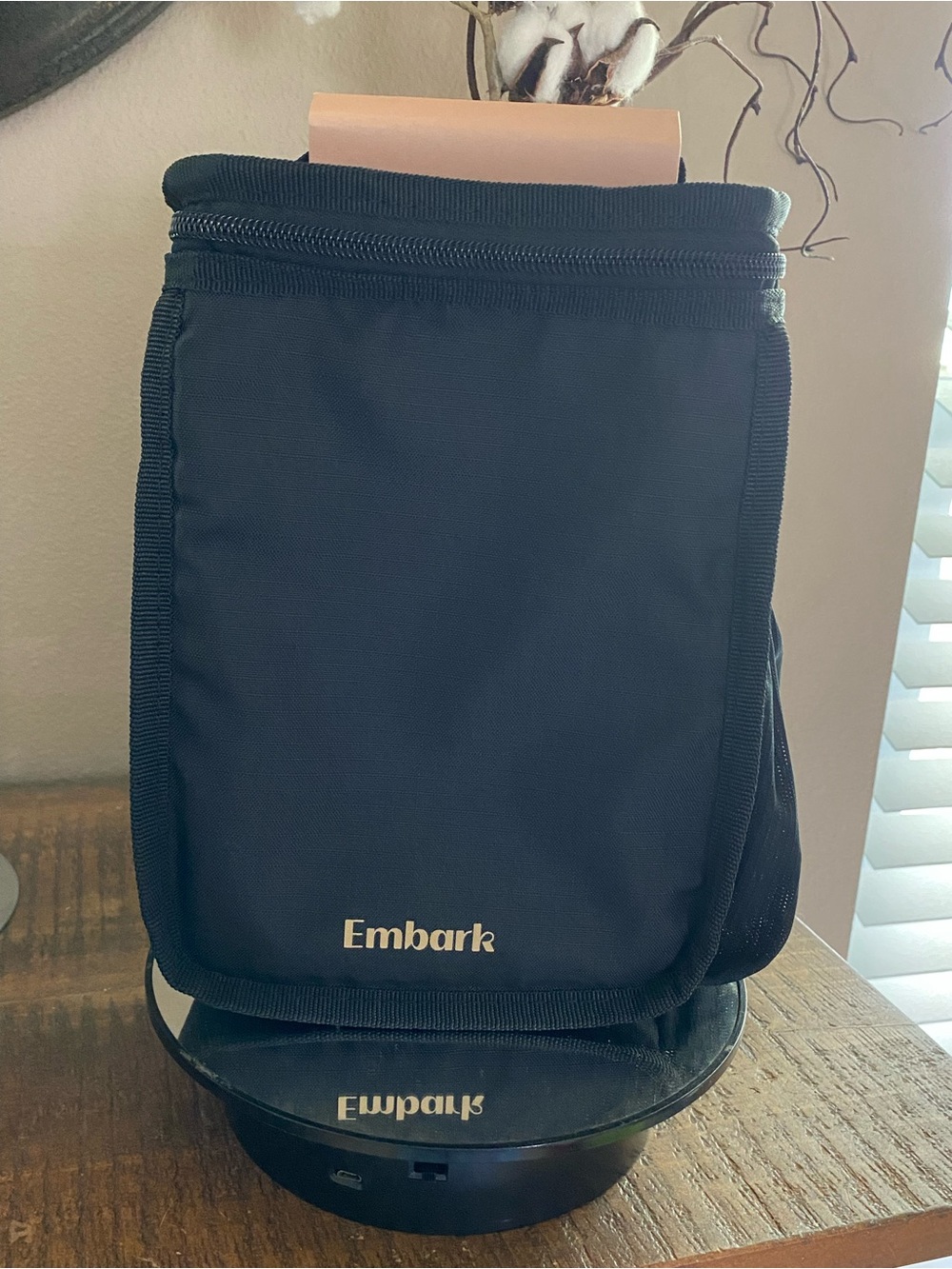 Embark Black Insulated Lunch Bag, new!